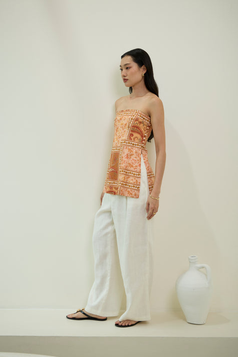 MEGARA STRAPLESS TOP