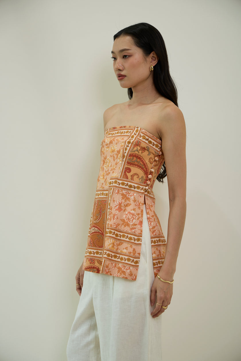 MEGARA STRAPLESS TOP - RICOCHET